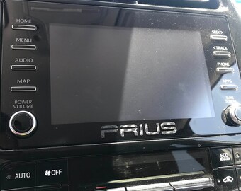 Toyota Prius Screen vinyl Decal Carbon Fiber