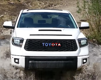 Se adapta a Toyota Tundra TRD Pro Front Usa Grille Calcomanías de vinilo
