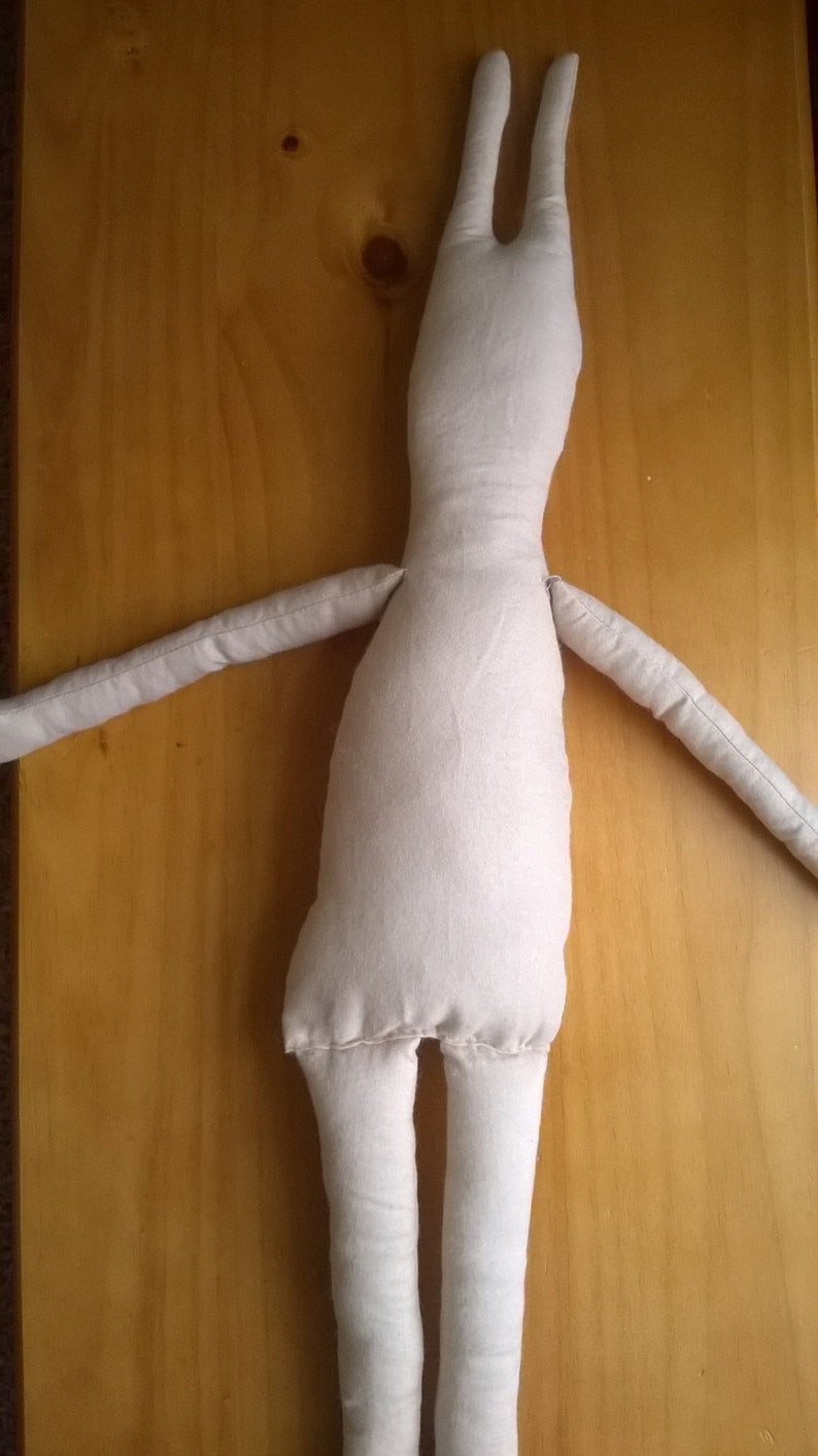 Blank muslin doll body raggedy doll form handmade doll form Etsy