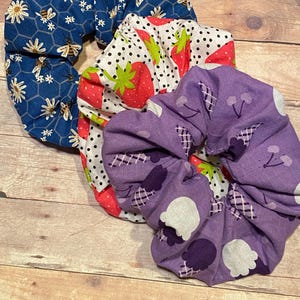 Hair Scrunchies, Spring hair ties, hair accessories, scrunchie, handmade scrunchies