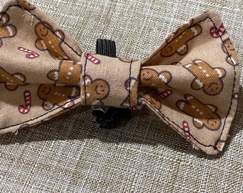 Gingerbread man Bow tie, Dog Bow Tie, Christmas Bowtie, Pet Bowtie, Doggy Accessories, Dog Life, Dog Bowtie, Christmas tie