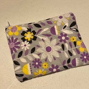 Porta-moedas acolchoado, bolsa pequena acolchoada, porta-cartões de crédito, cartões de visita, presentes para ela, presentes de Natal, presentes de aniversário, presentes feitos à mão