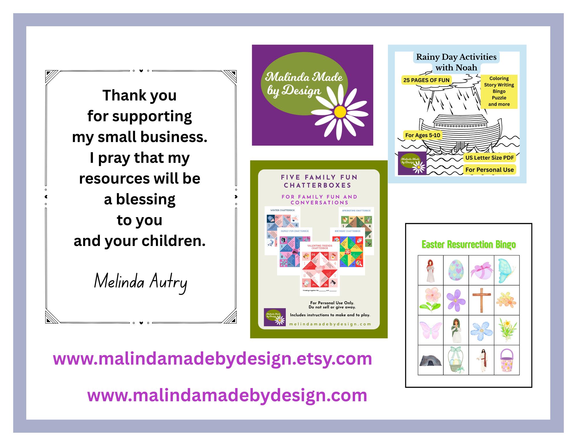 Holy Week Mini Book Printable Full Color Version - Etsy