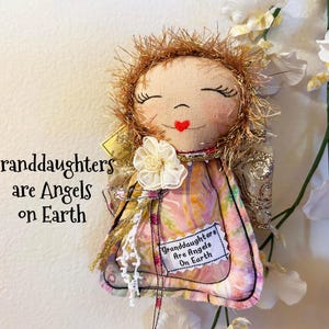 Granddaughter Gift, Granddaughters are Angels ornament, Granddaughter gift, Gift for granddaughter, Keepsake Granddaughter Angel, #36