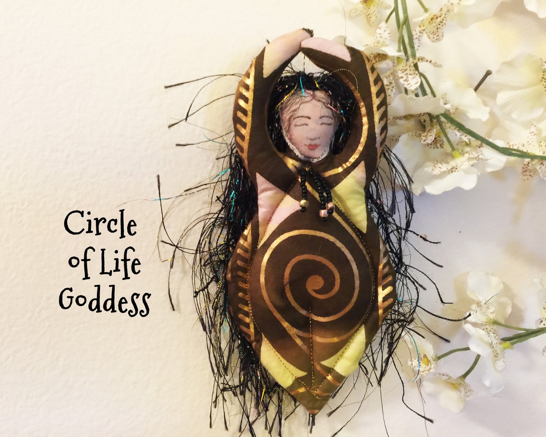 Goddess Icon Spiral of Life Symbol Goddess Chakra Healing Etsy