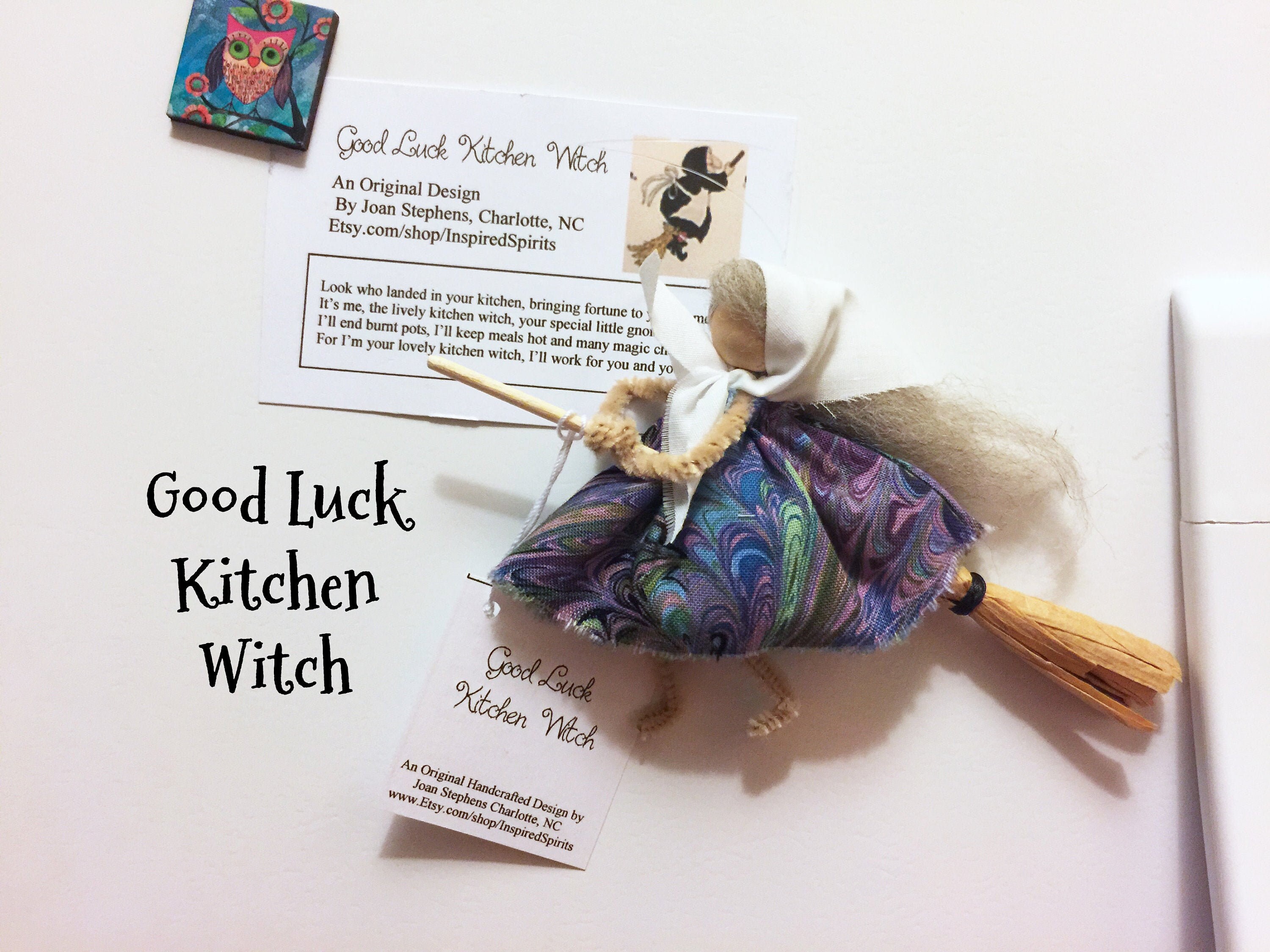 Good Luck Kitchen Witch ornament Kitchen Witch house Etsy