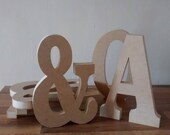 10 quot (25cm) mdf free standing large wooden letters,wooden numbers , wooden letters,large wooden letters
