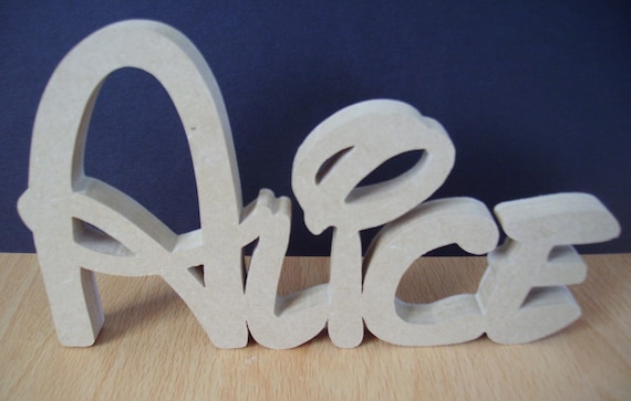 Freestanding 12mm Disney Style PERSONALISED NAMES