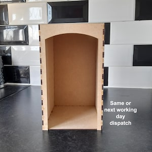 Blank book nook diorama box self assembly kit