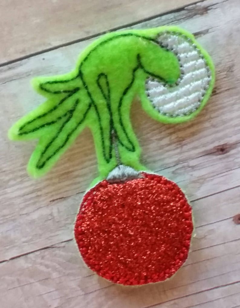 Grinch Hand Filled or Applique Felties UNCUT Etsy
