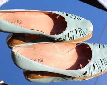 Pierre cardin shoes | Etsy Pierre Cardin Schuhe in beige (mit einem leichten hellgrün
