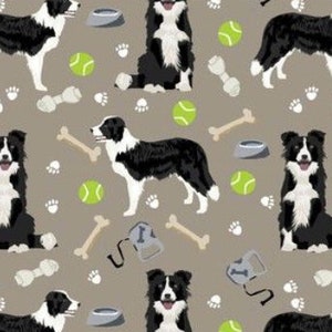 Border Collie Organic Reusable Cloth Face Mask (Adult & Child) - 3 print choices