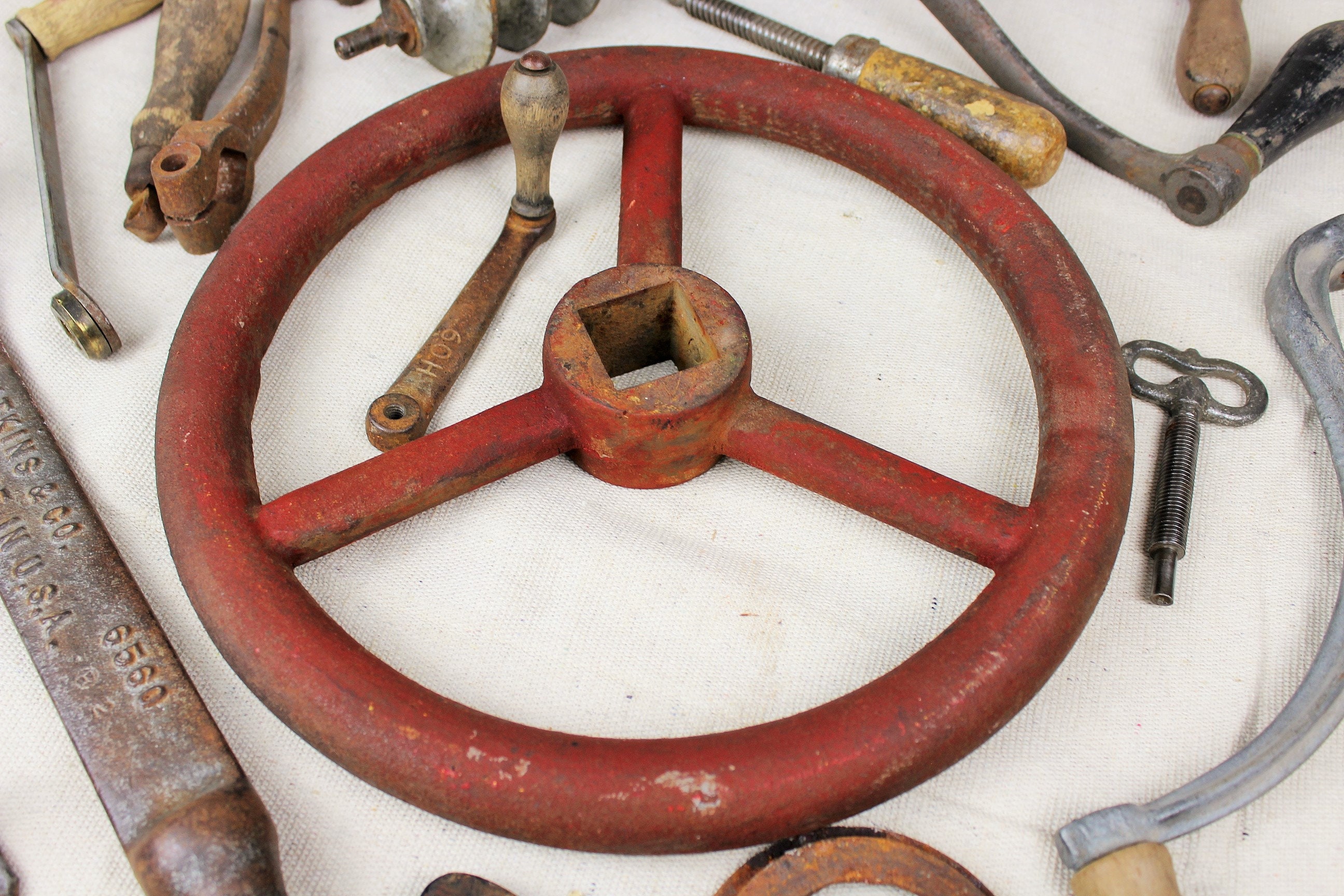 15Piece Collection of Antique Handles Levers and Cranks Etsy