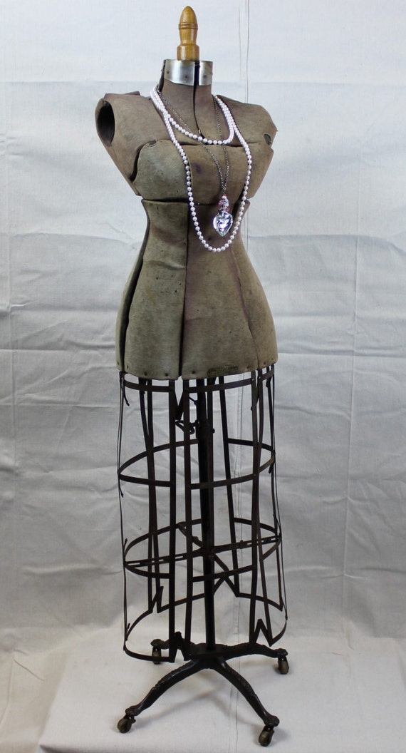 Antique 1909 Hall Borchert Dress Form Chicago NY with Cast Etsy