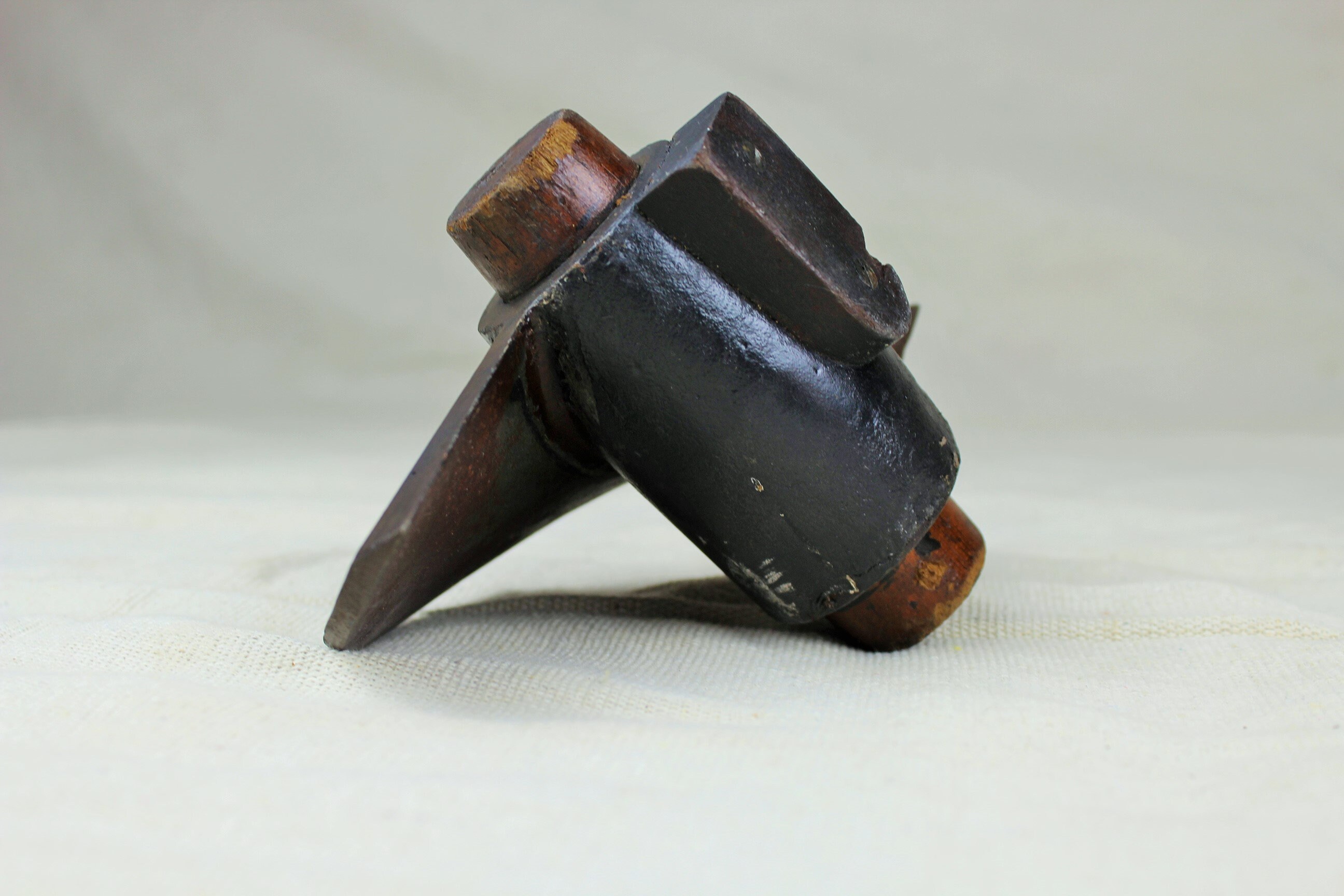 Rare Antique Cast Iron Wood & Leather Foundry Mold for a Etsy