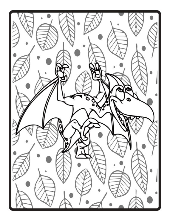 Dinosaur Coloring Book: For kids ages 4-8, 40 epic coloring pages