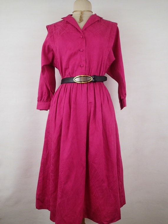 hot pink summer dress