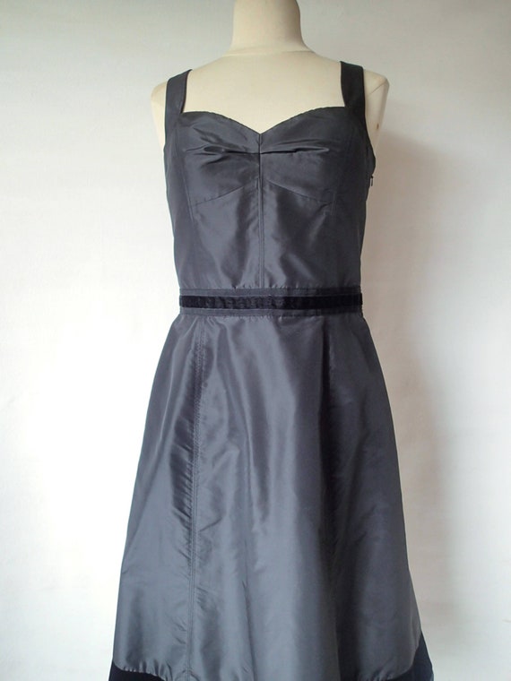 Vintage clothing sale cocktail party dress, Black… - image 1