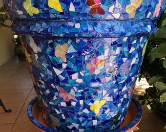 Mosaic Flower Pot