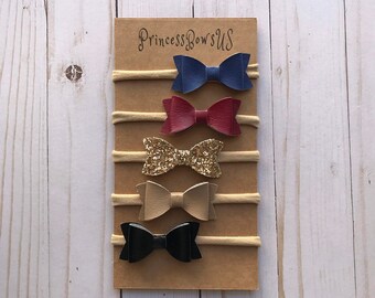 Baby Headband, Baby Girl Headband Set, Newborn Headbands, Baby Shower Gift Ideas, Gift for Baby Girls, Hair Bows, Toddler Bows, Bow Headband