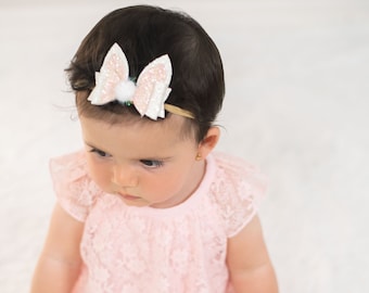 Easter Baby Headbands, Bunny Baby Headbands, Easter Bows, Easter Hair Bows, Easter Headbands, Bunny Bow Headbands, Baby Headbands, Bows