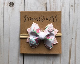 Baby Headband, Easter Headband, Easter Hair Bows, Easter Bunny Headband, Bunny Ears Headband, Baby Easter Headband, Easter Baby Headband