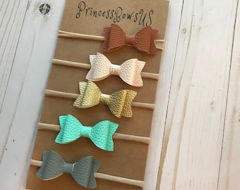 Baby Headband, Baby Bow Headband, Newborn Headband, Baby Hair Bows, Baby Bows, Toddler Headband, Girl Bows, Toddler Hair Bows, Gold Bows