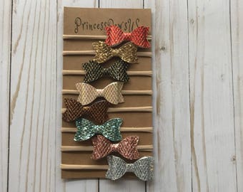 Baby Headband, Baby Bow Headband, Newborn Headband, Toddler Headband, Infant Headband, Nylon Headband, Headband Set, Hair Bows, Glitter Bows