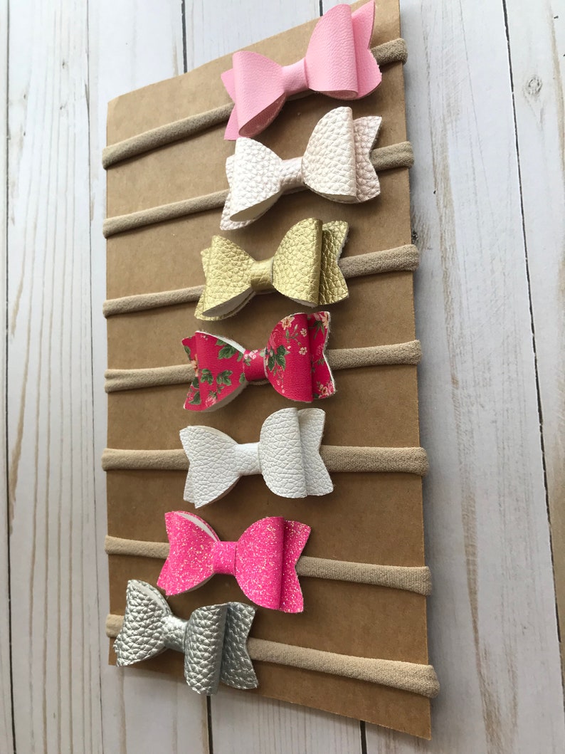 Baby Bow Headband Bow Headband Set Newborn Headband Baby Bows Baby Headband Flower Headband Baby Girl Headband Floral Bow Headband