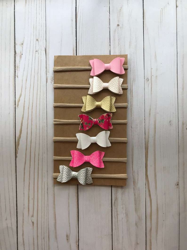 Baby Bow Headband Bow Headband Set Newborn Headband Baby Bows Baby Headband Flower Headband Baby Girl Headband Floral Bow Headband