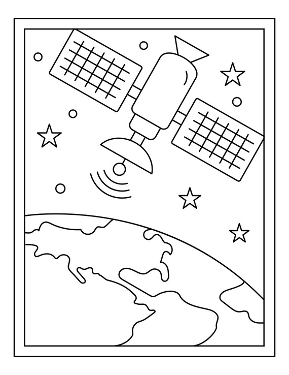 16 Solar System Coloring Pages | Etsy