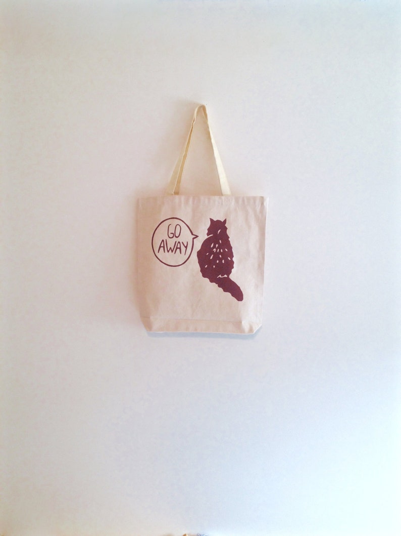 stocking stuffer brown cat canvas tote bag natural colored tote holiday gift reusable grocery bag crazy cat lady gift for cat lover