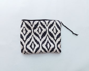 Trousse aux motifs ethniques Trousse en tissu Pochette de maquillage Makeup pouch