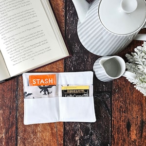 Tea Wallet Gift | Tea Bag Holder | Tea Bag Wallet | Teabag Case | Teabag Holder | Tea Lover Gift | Tea Cozy | Travel Teabag | Travel Wallet