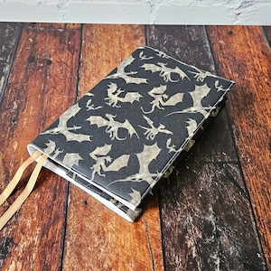 Gold Dragon Cover | Fantasy Dust Jacket | Adjustable Book Sleeve | Bookish Gift | Book Accessories | Padded Book Cover | Reusable Cover
