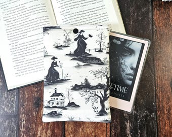 Salem Witch Kindle Sleeve, Book Lover Gift, E-Reader Case, Book Pouch, Mystical Bookish Gift, Gothic Sleeve for Books