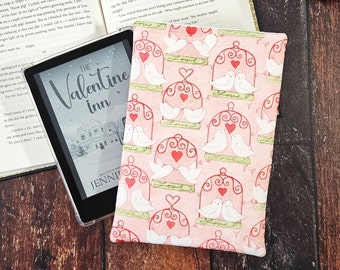 Love Dove Kindle Sleeve | Book Lover Gift | Book Cover | Kindle Case | Bookish | Kindle Paperwhite Cover | Handmade Gift | Book Sleeve