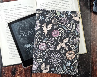 Whimsical Dragon Kindle Sleeve | Book Lover Gift | Fantasy Cover | Kindle Case | Bookish Gift | Paperwhite Holder | Dark Academia Sleeve