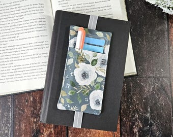 Floral Book Annotation Pen Holder: Bookish Reader Gift