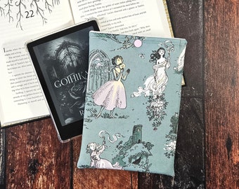 Gothic Romance Kindle Sleeve, Book Lover Gift, E-Reader Case, Book Pouch, Bookish Gift, Romantasy Sleeve for Books