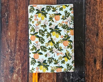 Summer Fruit Adjustable Book Cover | Dust Jacket | Book Sleeve | Bookish Gift | Book Accessories | Reusable Book Cover | Rifle Paper Co