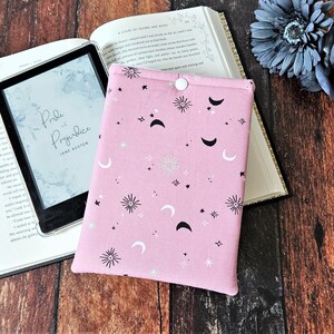 Mystical Moon Kindle Sleeve | Book Sleeve | Celestial Cover | Kindle Case | Bookish Gift | Gift for Reader | Bookish Gift | Colorsoft Pouch