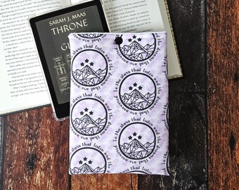 Funda para Kindle "Estrellas y Sueños", regalo para amantes de la lectura, funda para e-reader, funda para libros, regalo para amantes de los libros, funda romántica para libros