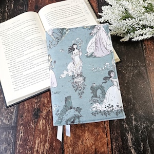 Gothic Romance Adjustable Book Cover | Dust Jacket | Book Sleeve | Bookish Gift | Book Accessories | Dark Academia Book | Reusable Cover