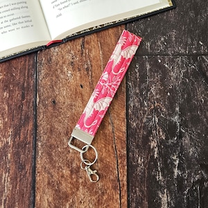 Llavero romántico / Llavero de pulsera / Llavero de tela / Llavero de pulsera de fantasía / Regalo para ella / Llavero de pulsera / Regalo de dragón místico
