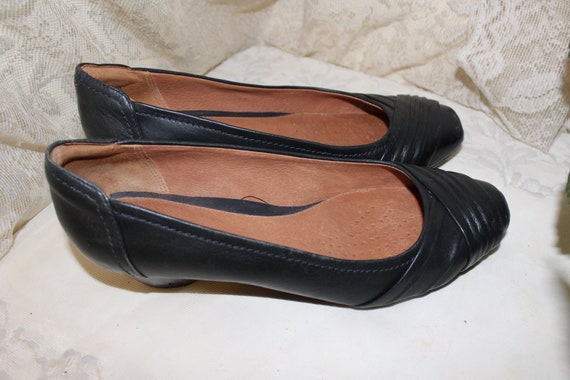 clarks black shoes size 7
