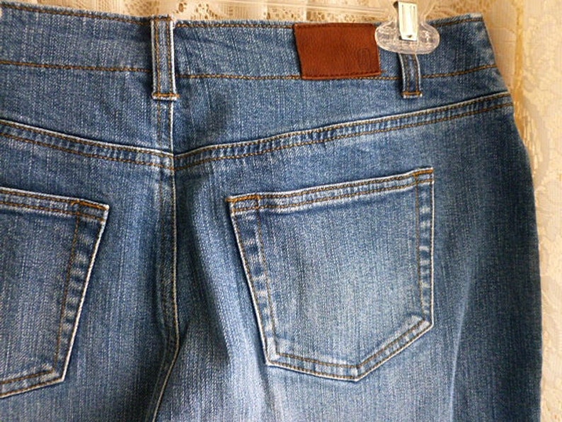 Vintage LANDS END JEANS 30-inch Waist 28-inch Inseam - Etsy