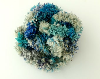Handgefertigtes Blaues Kunst Garn Bündel, Fancy Wimpern Fasern (3x1,3m)