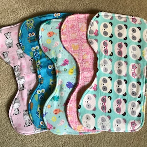 Contoured Terry Burp Cloth