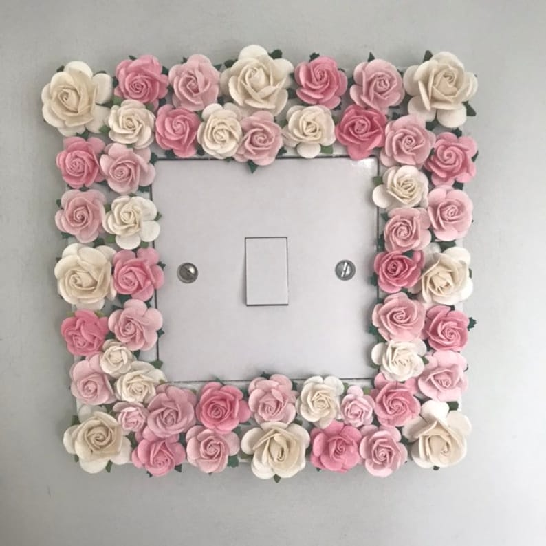 Floral Light Switch Surround Home Decor Nursery Decor Etsy UK